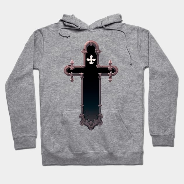 The Cross Hoodie by Sheptylevskyi